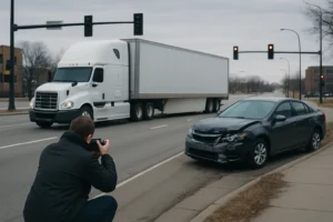 Truck accident evidence Minnesota victims may preserve after a Minneapolis crash
