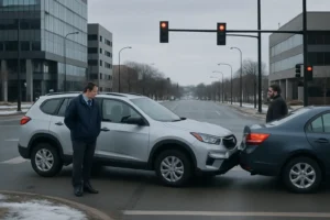 Minnesota work-related car accident workers compensation claim in Minneapolis